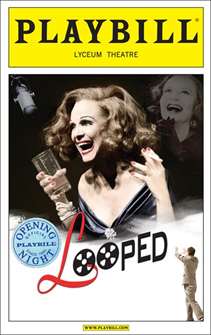 Looped Limited Edition Official Opening Night Playbill 